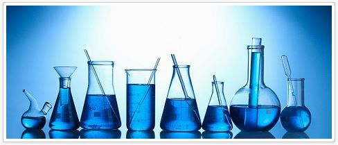 Biosolve Solvents in Laboratory Glassware